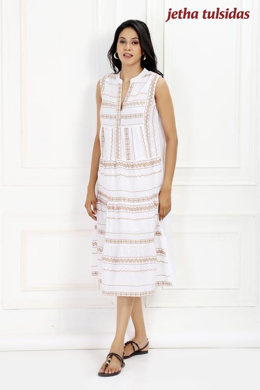 WOMEN WESTERN MIDI DRESS